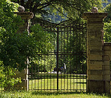 Picture: Historical park gate