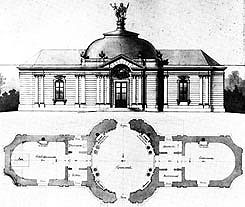 Bild: Hubertuspavillon, Entwürfe von Julius Hofmann, 1885